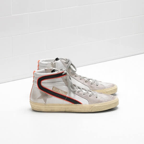 Golden Goose Slide Sneakers G30WS595 beige and black 1