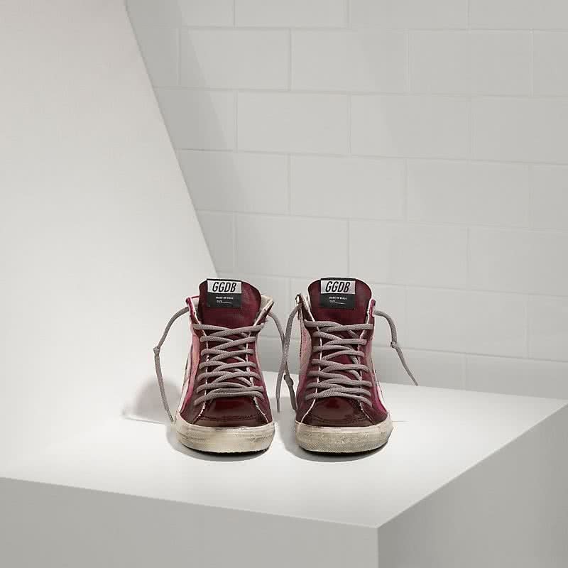 Golden Goose Sneakers Slide in Pelle E Stella IN Pelle pink shades 2