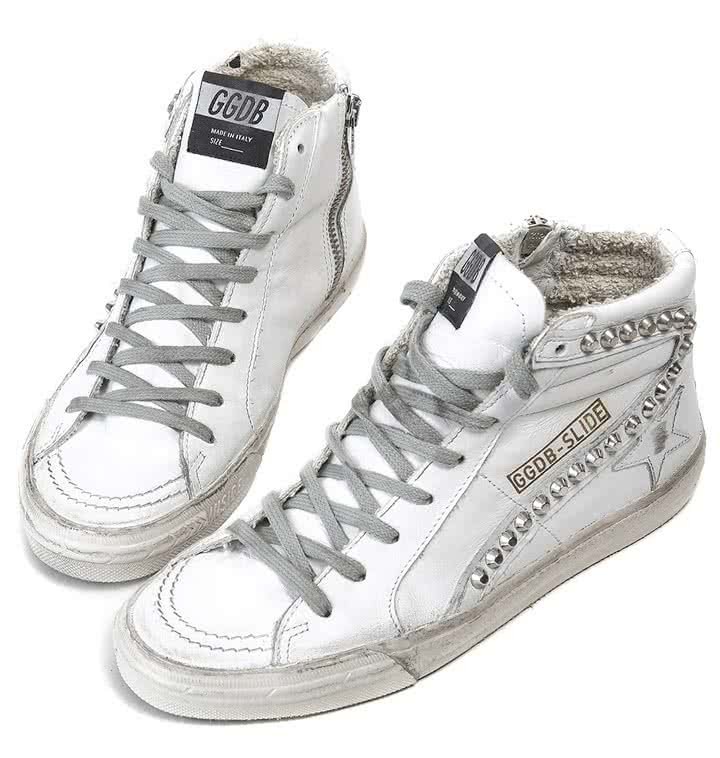 Golden Goose slide - white 9