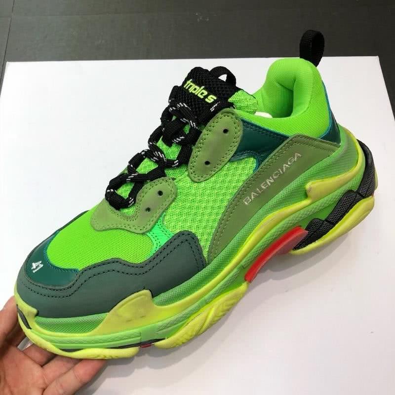 Balenciaga Triple S Green Men Women 7