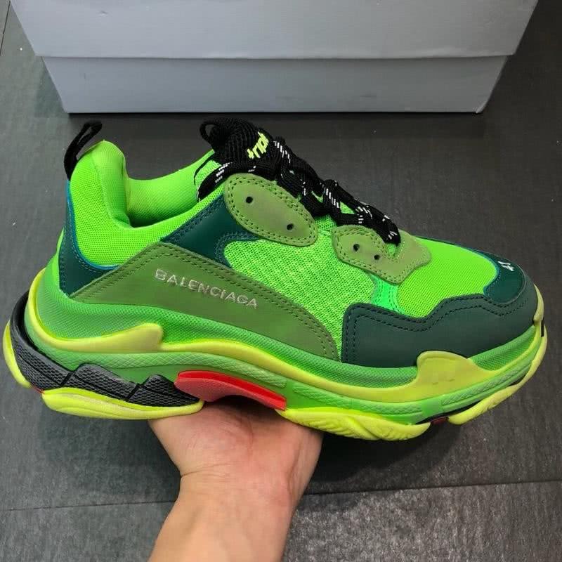 Balenciaga Triple S Green Men Women 9