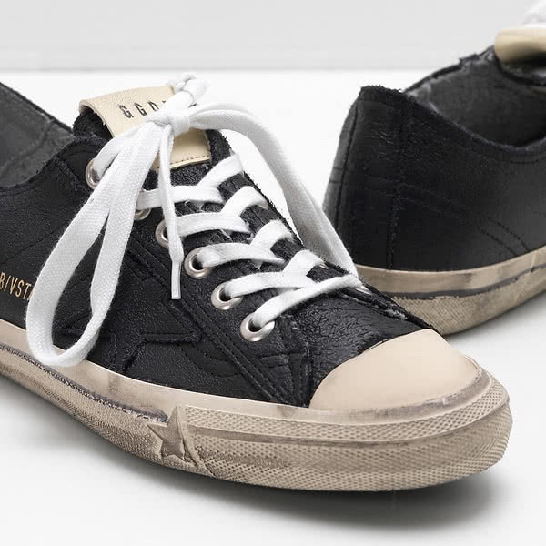 Golden Goose V-STAR 2 Sneakers G30WS639 black 4
