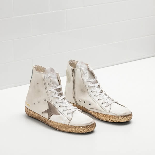Golden Goose FRANCY Sneakers G31WS591.A99 Calf Leather Suede  Contrasting color 2