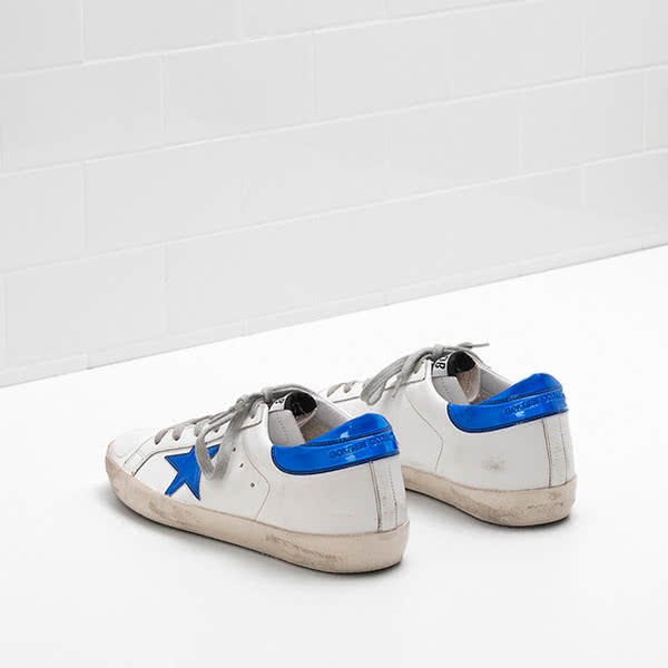 Golden Goose Superstar Sneakers G31WS590.C75 Calf Leather Heel Tab Is Shiny Pvc 3