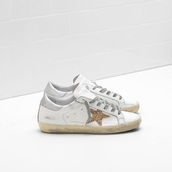 Golden Goose Superstar Sneakers G32WS590 calf leather tab is leather brown 2