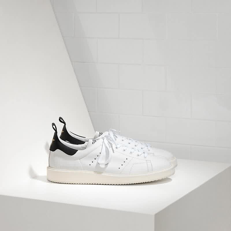 Golden Goose Sneakers Starter IN Pelle DI Vitello white black 1