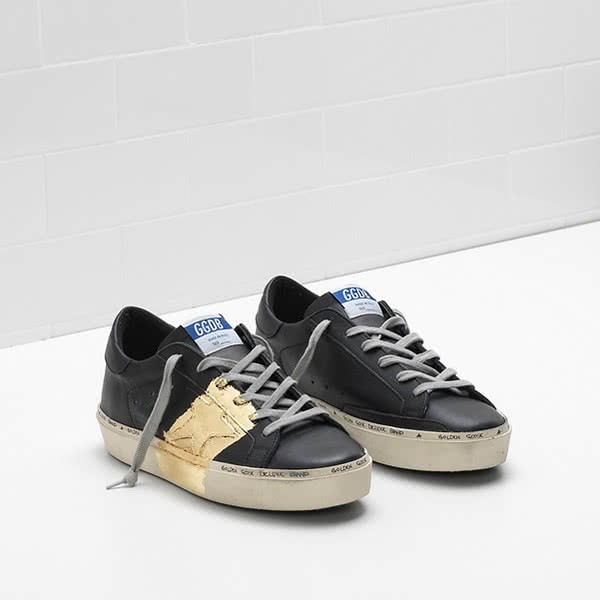 Golden Goose HI STAR Sneakers G33WS945.A2 leather 24-carat gold leaf Branding handwritten 2