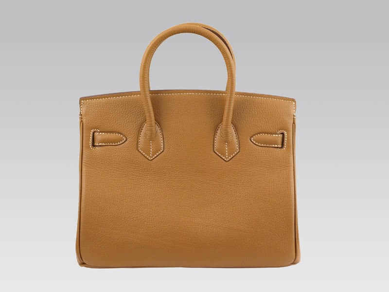 Hermes Birkin 30cm Togo Leather Tan With Silver Hardware 4