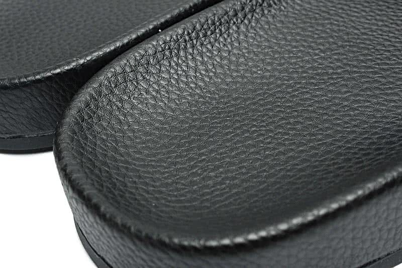 Balenciaga Logo flat pool Slide Sandals Black 9