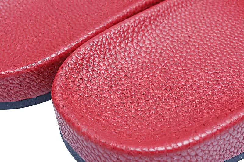 Balenciaga Logo flat pool Slide Sandals Red 9