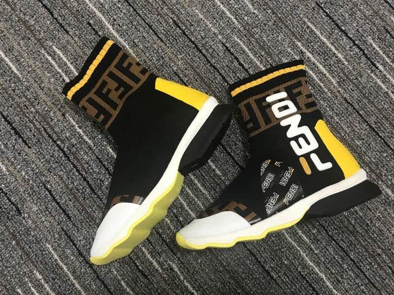 Fendi Men's Black, White And  Red 3