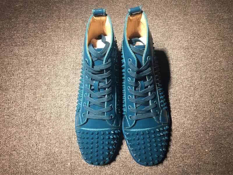 Christian Louboutin Louis Spikes Men/Women Blue 2