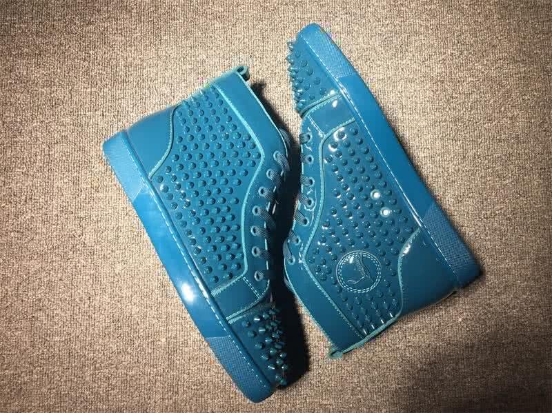 Christian Louboutin Louis Spikes Men/Women Blue 7