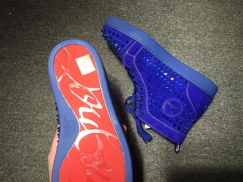 Christian Louboutin Louis Spikes Men/Women Blue 8