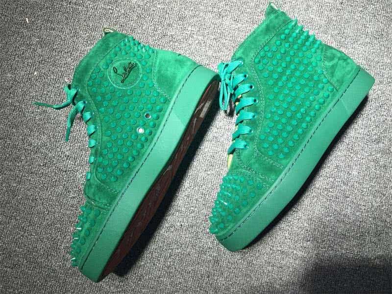 Christian Louboutin Louis Spikes Men/Women Green 4