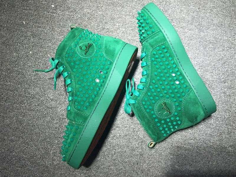 Christian Louboutin Louis Spikes Men/Women Green 5