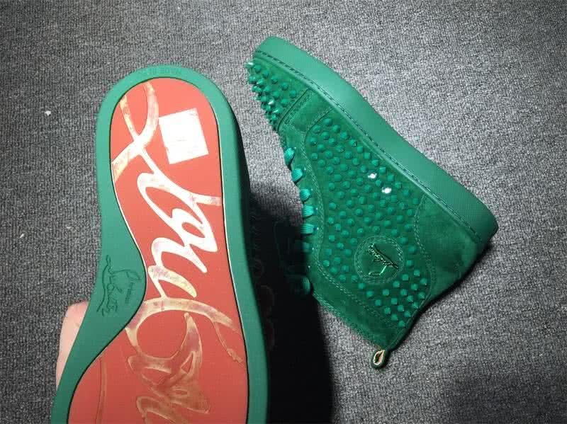 Christian Louboutin Louis Spikes Men/Women Green 7