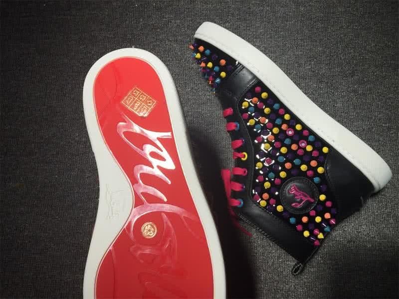 Christian Louboutin Louis Spikes Men/Women Black/Blue/Red 9