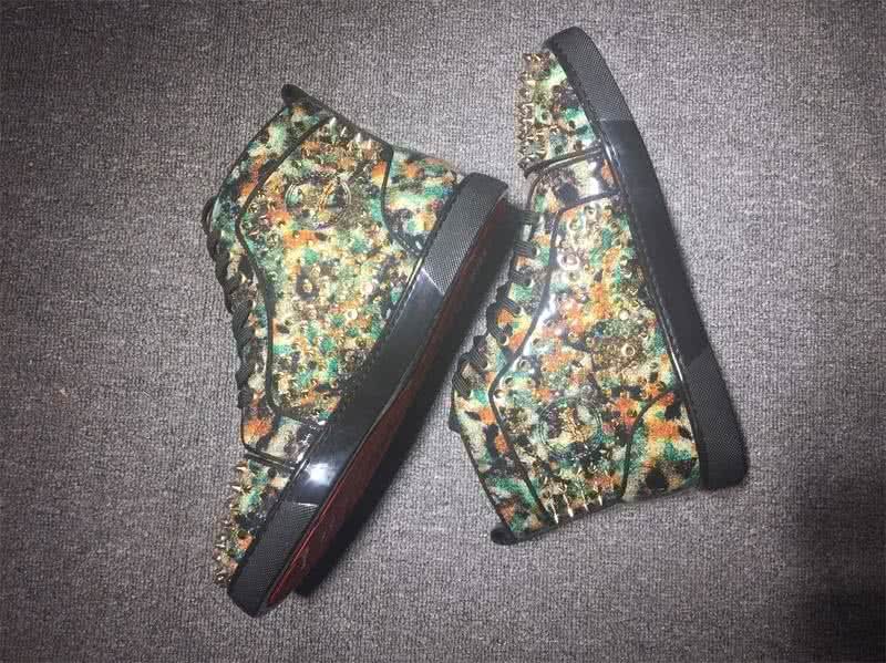 Christian Louboutin Louis Spikes Men/Women Green 5