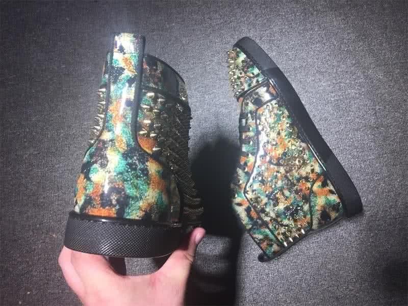 Christian Louboutin Louis Spikes Men/Women Green 8