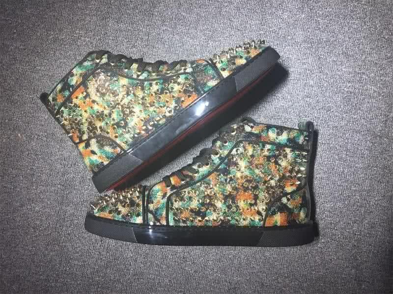Christian Louboutin Louis Spikes Men/Women Green 9