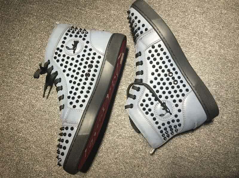 Christian Louboutin Louis Spikes Men/Women Blue/Black 8
