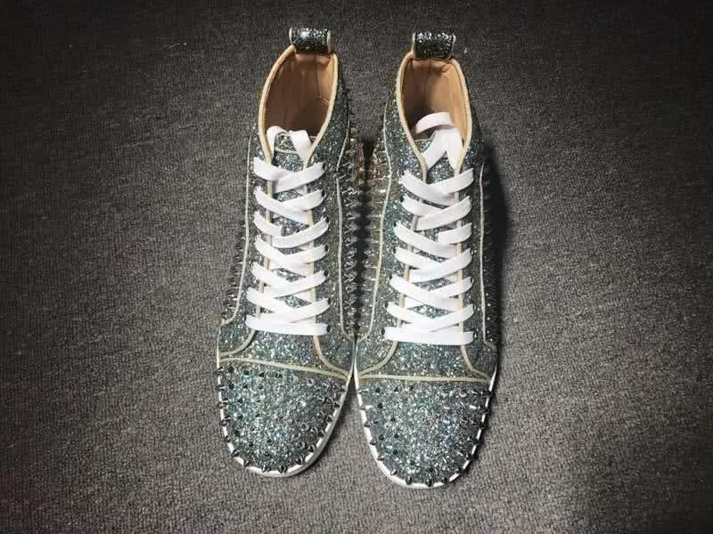 Christian Louboutin Louis Spikes Men/Women Green 2