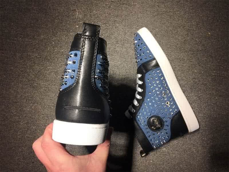 Christian Louboutin Louis Spikes Men/Women Blue 8