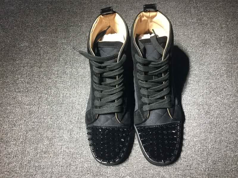 Christian Louboutin Lou Spikes Men/Women Black 2