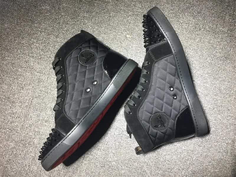 Christian Louboutin Lou Spikes Men/Women Black 5