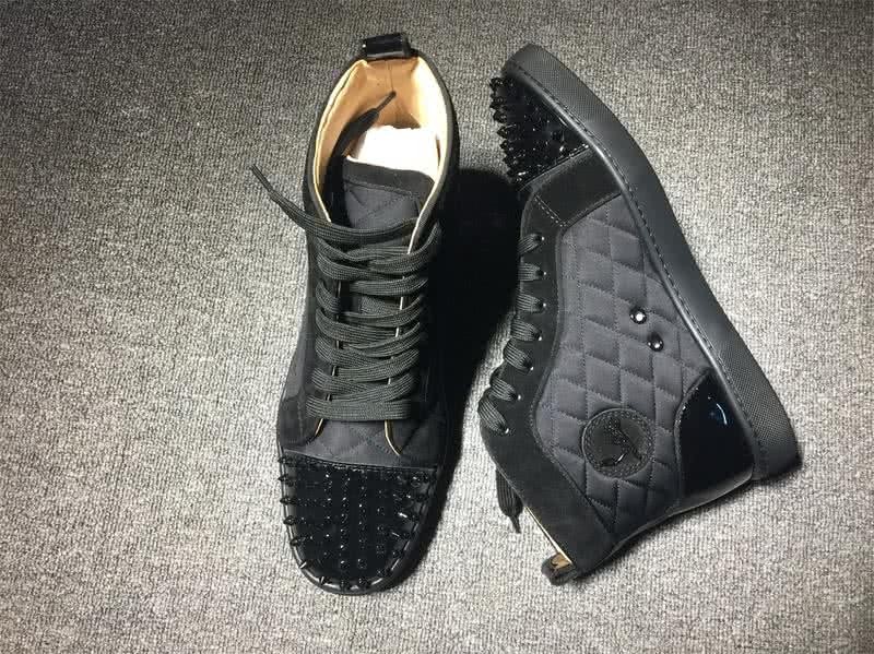 Christian Louboutin Lou Spikes Men/Women Black 6