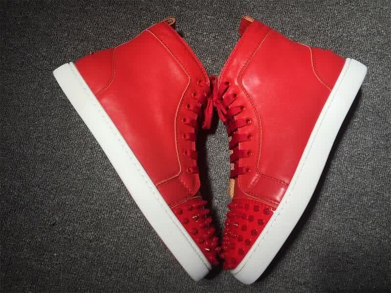 Christian Louboutin Lou Spikes Men/Women Red 8