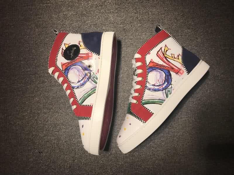 Christian Louboutin Sneaker Men/Women White/Red/Black 4