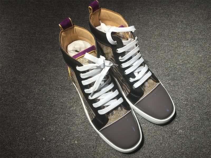 Christian Louboutin Sneaker Men/Women Black/Aubergine 3
