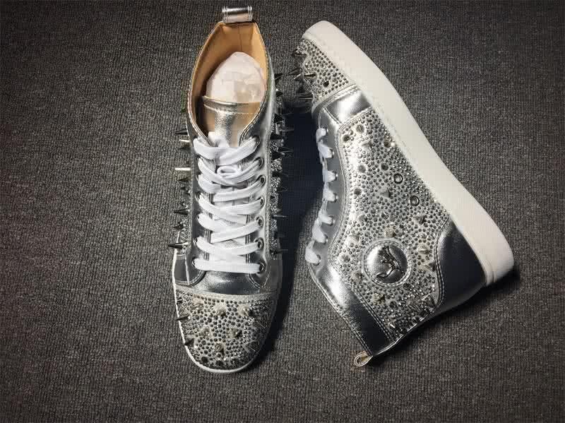 Christian Louboutin No Limits Sneaker Men/Women Silver 6