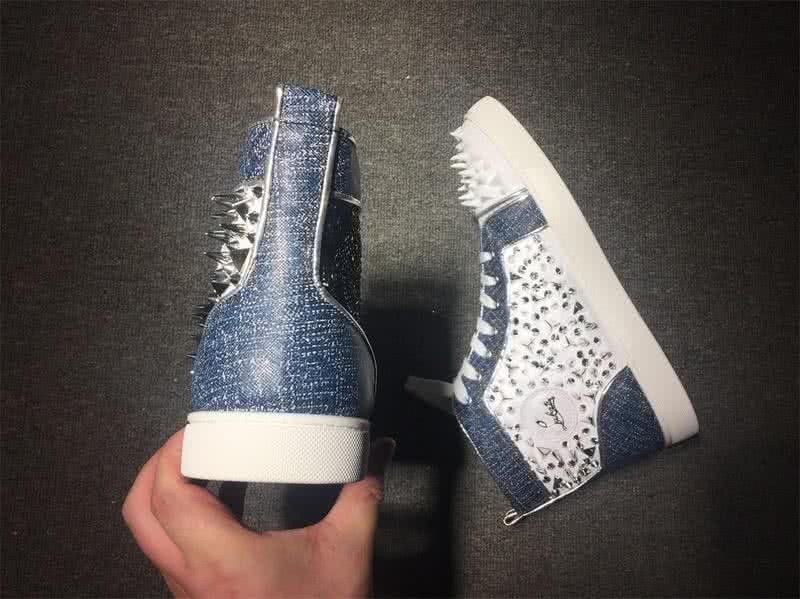 Christian Louboutin No Limits Sneaker Men/Women Black/Blue/White 8