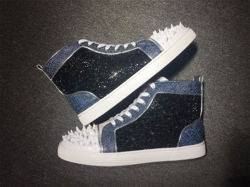 Christian Louboutin No Limits Sneaker Men/Women Black/Blue/White 9