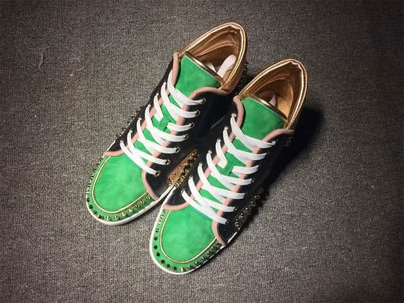 Christian Louboutin Sneaker Women/Men Black/Green 1