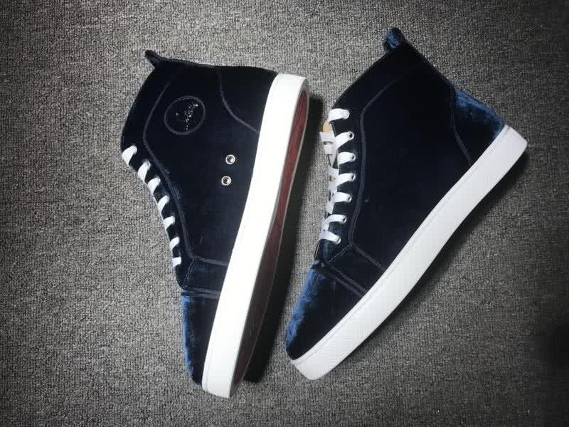 Christian Louboutin High Top Suede Black 4