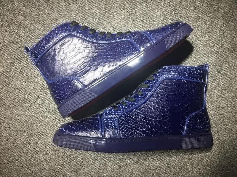 Christian Louboutin Python Sneaker Men/Women Blue 9