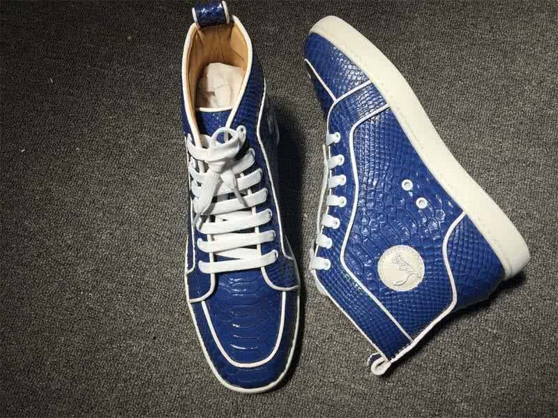 Christian Louboutin Python Sneaker Men/Women Blue 7