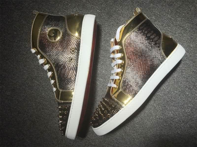Christian Louboutin Python Sneaker Men/Women Gold 7