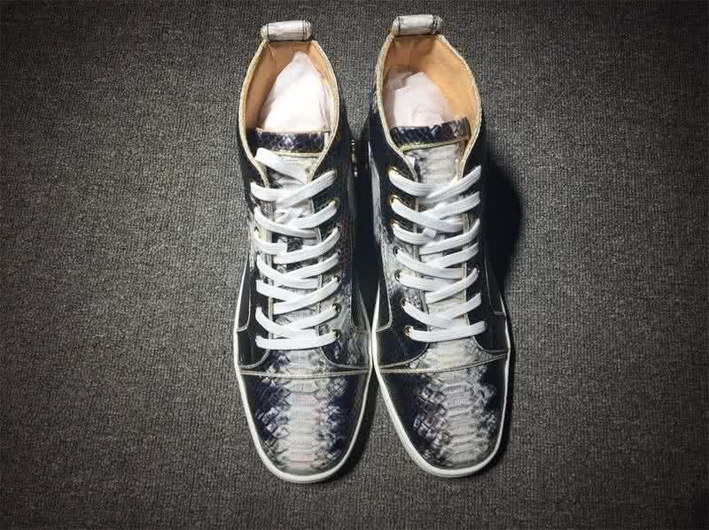 Christian Louboutin Python Sneaker Men/Women Black/White 2