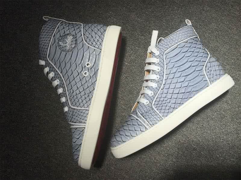 Christian Louboutin Python Sneaker Men/Women Sky Blue 4