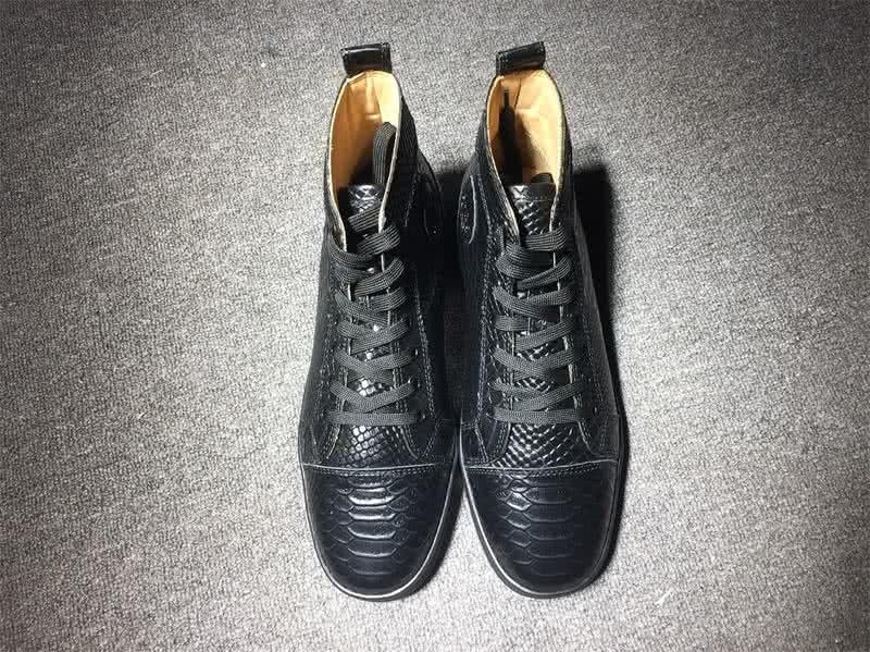 Christian Louboutin Python Sneaker Men/Women Black 2