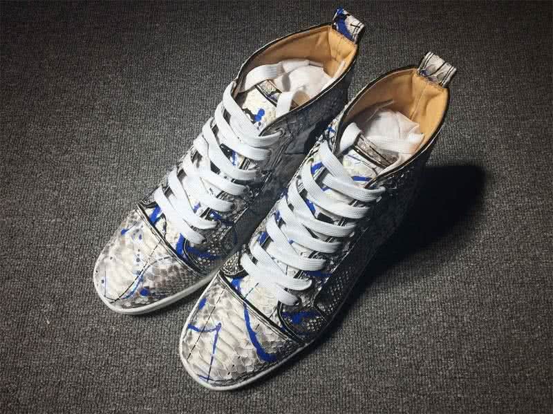 Christian Louboutin Python Sneaker Men/Women Grey 1