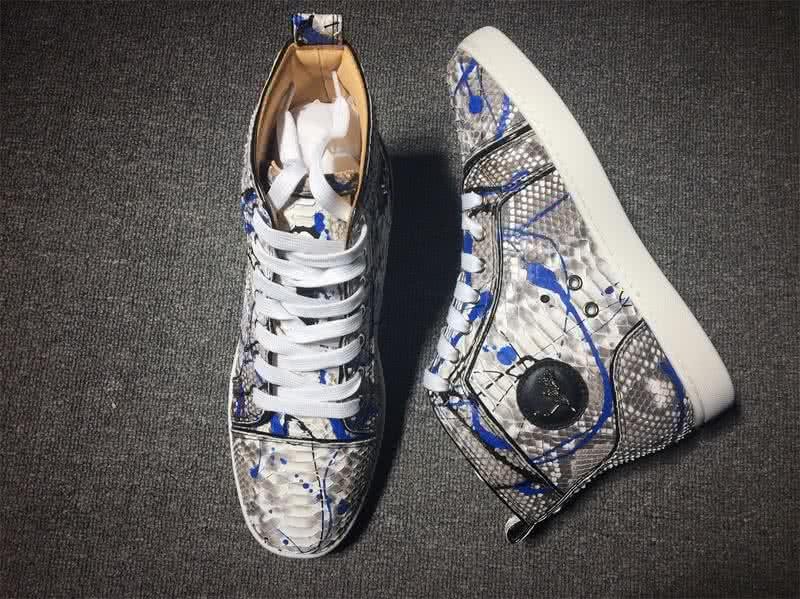 Christian Louboutin Python Sneaker Men/Women Grey 6