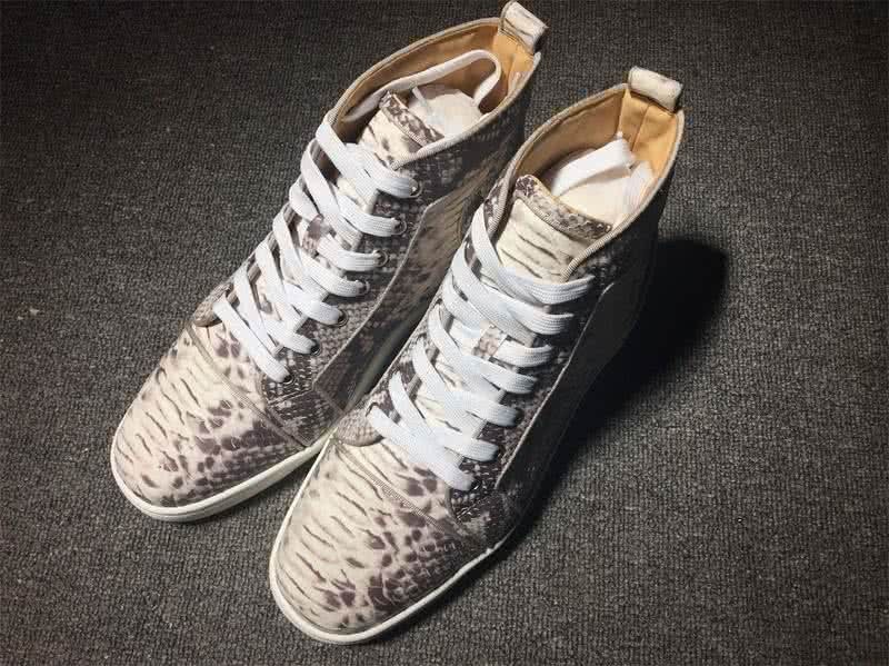 Christian Louboutin Python Sneaker Men/Women Grey 1