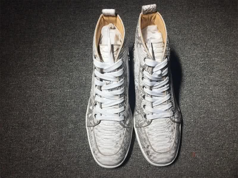 Christian Louboutin Python Sneaker Men/Women Grey/White 3
