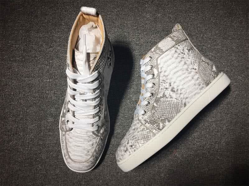 Christian Louboutin Python Sneaker Men/Women Grey/White 2